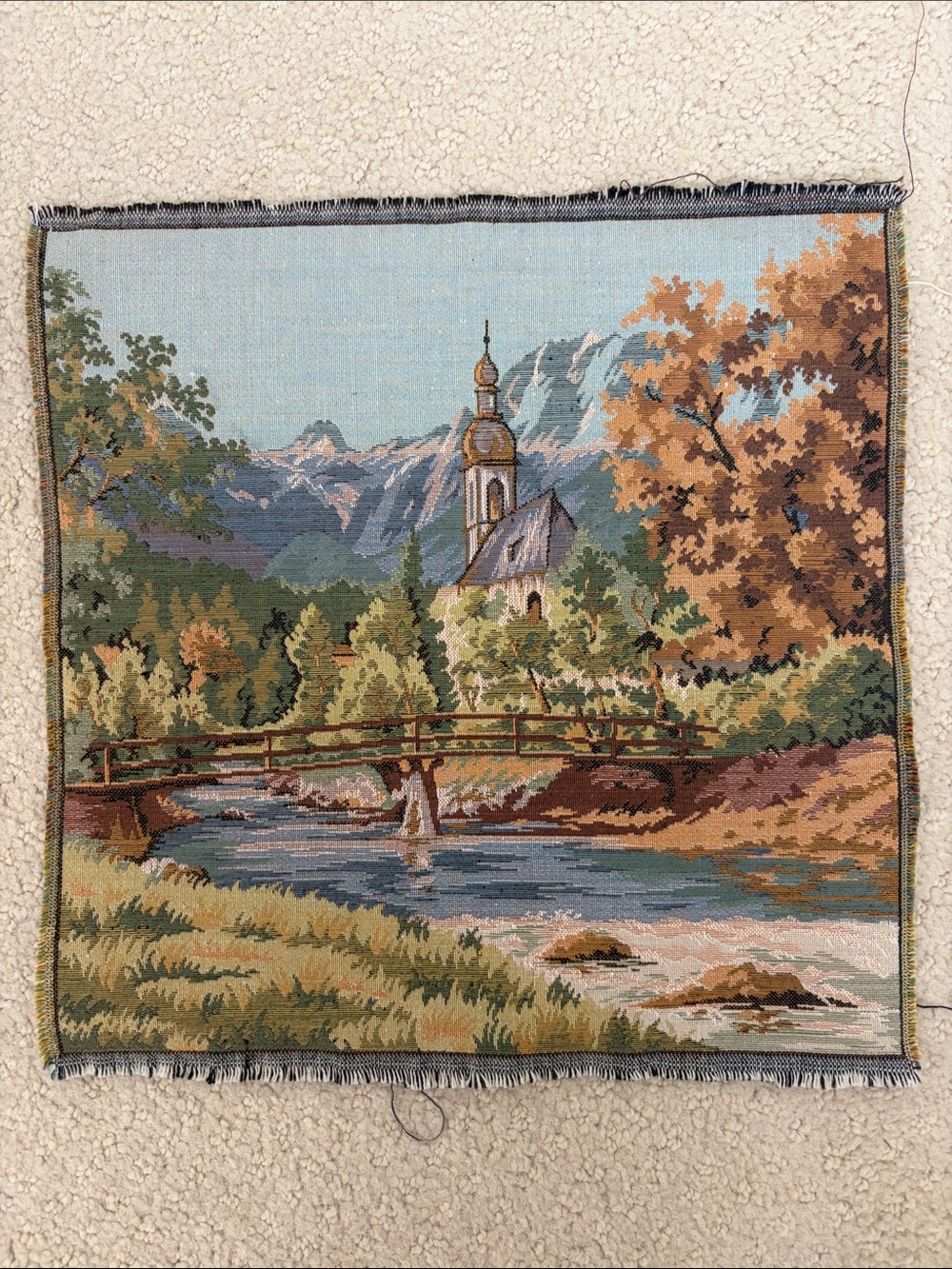 Germany Church Wall Tapestry 10x10
